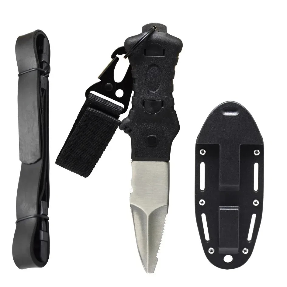 Dive Knife Titanium - Outdoor Water Rescue Knife Spearfishing Diving