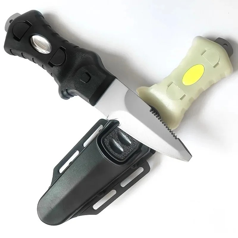 Dive Knife Titanium - Titanium Plated Dive Rescue Tool with