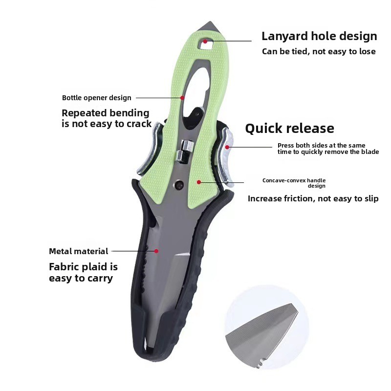 Water Rescue Knife Diving Rope - Dive Knife Titanium 리뷰 및 가격