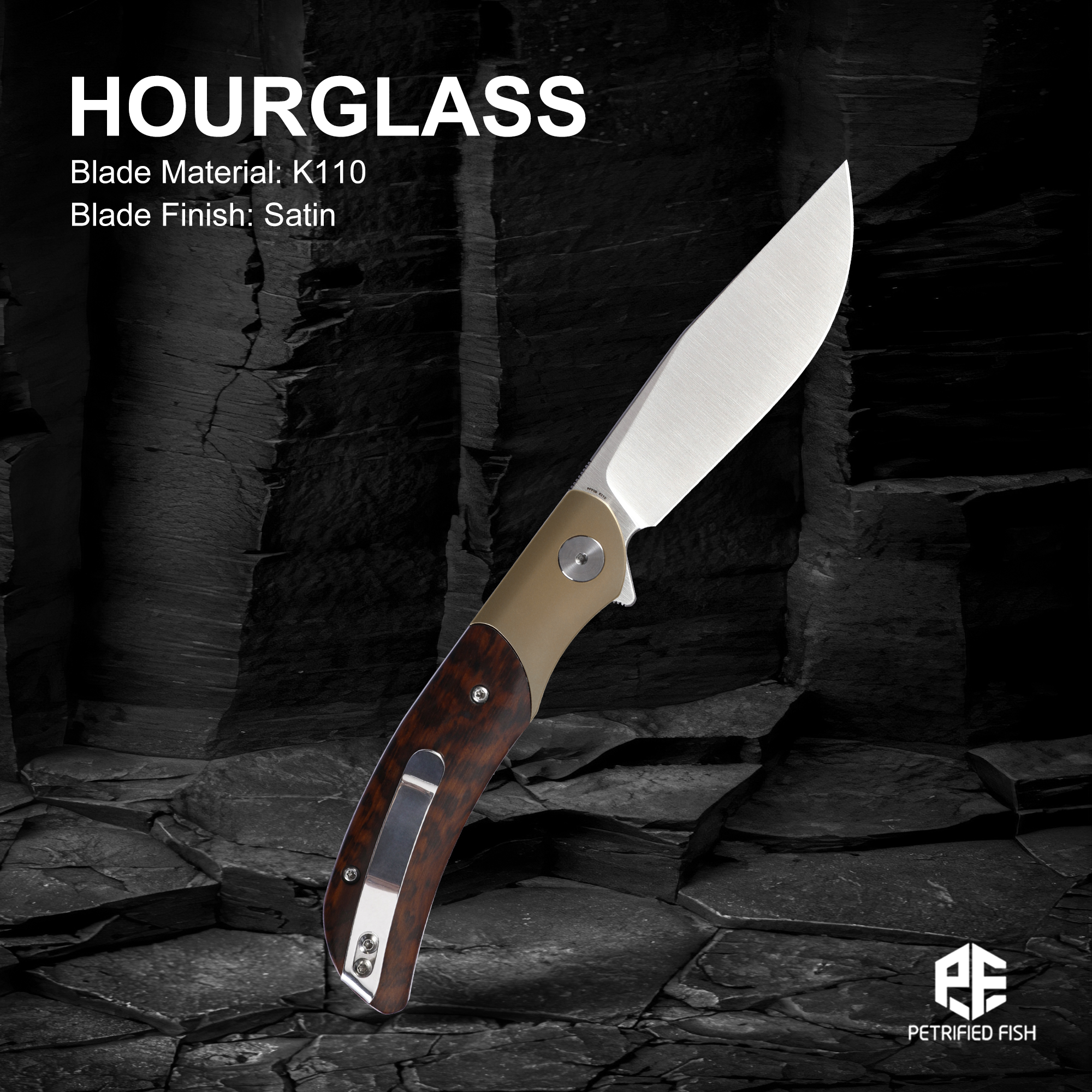 Petrified Fish PFP09 Folding K - Dive Knife Titanium 리뷰 및 가격