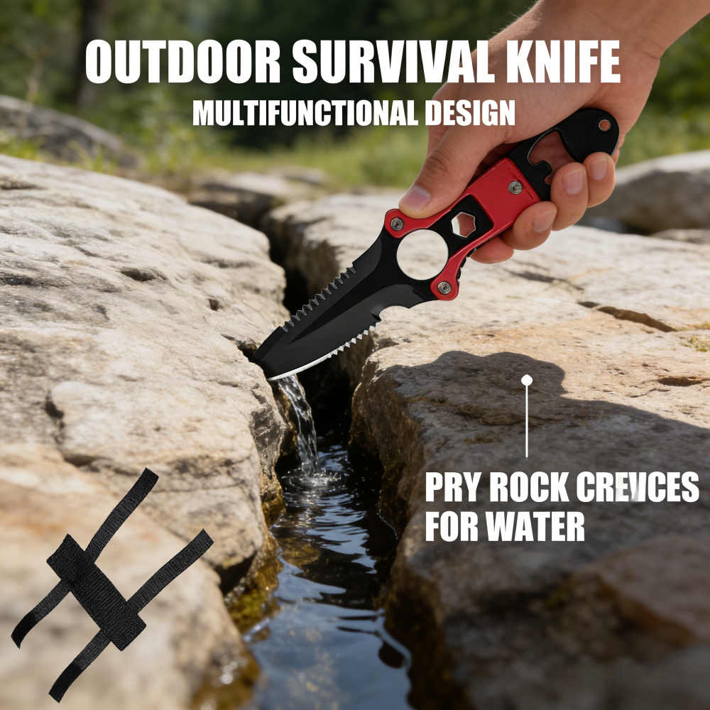 Outdoor Survival Knife Multito - Dive Knife Titanium 리뷰 및 가격