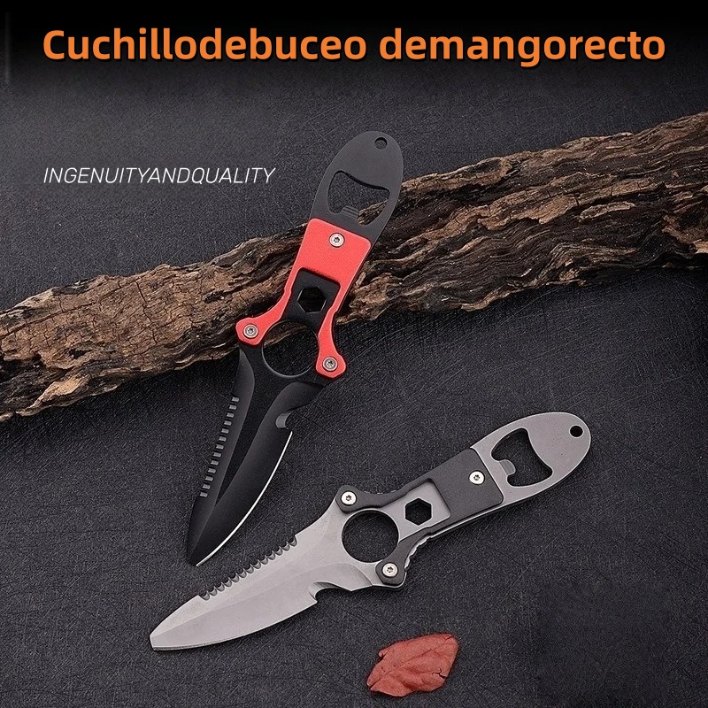 Outdoor Survival Knife Multito - Dive Knife Titanium 리뷰 및 가격