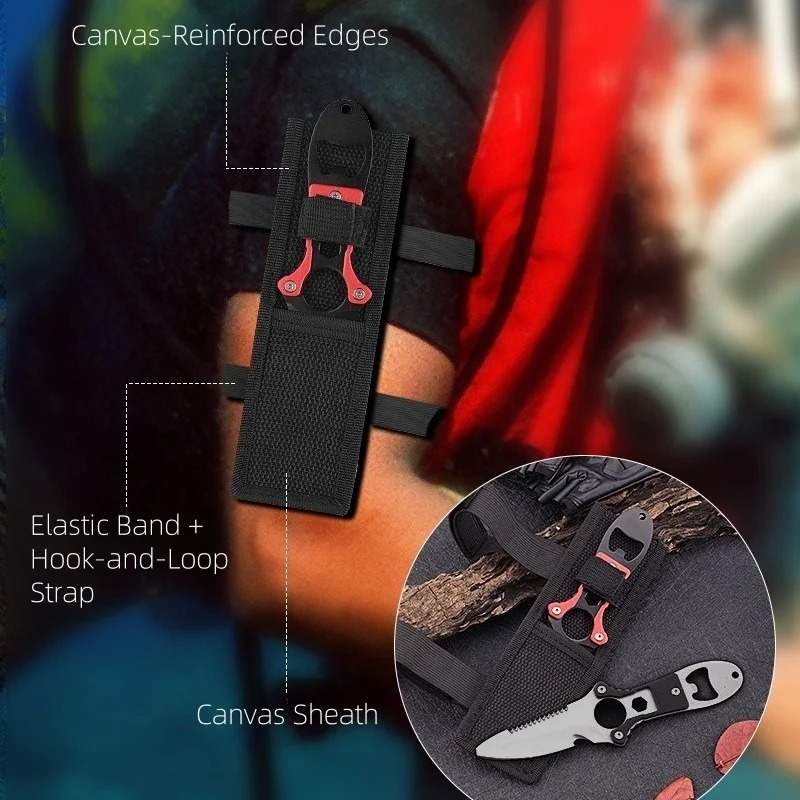 Outdoor Survival Knife Multito - Dive Knife Titanium 리뷰 및 가격